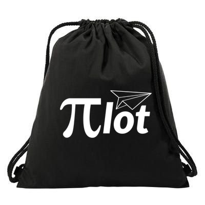Future Pilot Pi Day Gift Pilot In Progress Airplane Lover Meaningful Gift Drawstring Bag