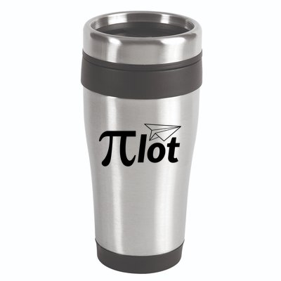 Future Pilot Pi Day Gift Pilot In Progress Airplane Lover Meaningful Gift 16oz Travel Tumbler