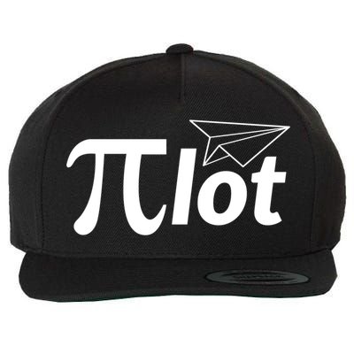 Future Pilot Pi Day Gift Pilot In Progress Airplane Lover Meaningful Gift Wool Snapback Cap