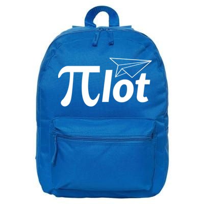 Future Pilot Pi Day Gift Pilot In Progress Airplane Lover Meaningful Gift 16 in Basic Backpack