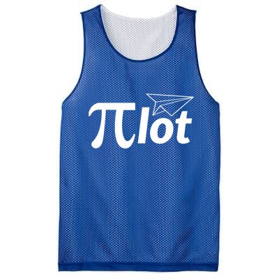 Future Pilot Pi Day Gift Pilot In Progress Airplane Lover Meaningful Gift Mesh Reversible Basketball Jersey Tank