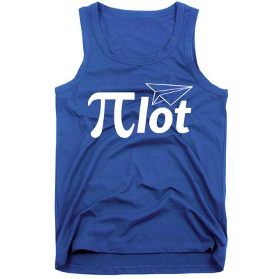 Future Pilot Pi Day Gift Pilot In Progress Airplane Lover Meaningful Gift Tank Top