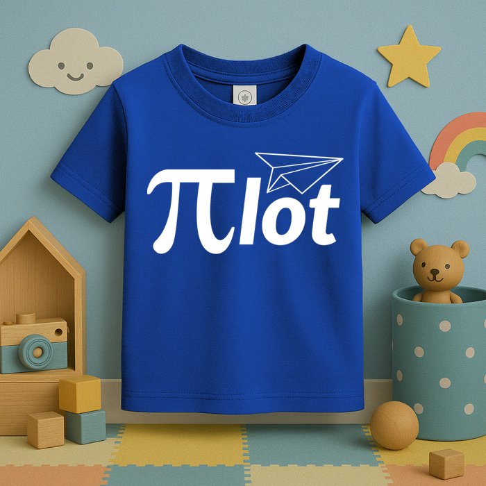 Future Pilot Pi Day Gift Pilot In Progress Airplane Lover Meaningful Gift Toddler T-Shirt