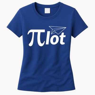 Future Pilot Pi Day Gift Pilot In Progress Airplane Lover Meaningful Gift Womens T-Shirt