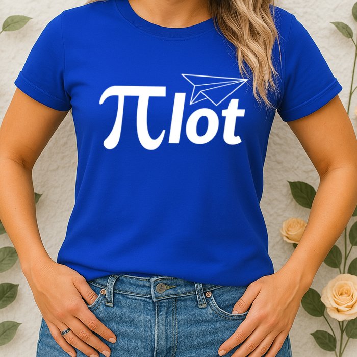 Future Pilot Pi Day Gift Pilot In Progress Airplane Lover Meaningful Gift Womens T-Shirt
