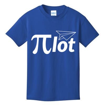 Future Pilot Pi Day Gift Pilot In Progress Airplane Lover Meaningful Gift Kids T-Shirt