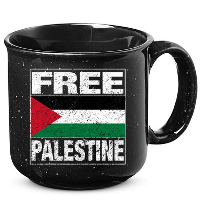 Free Palestine Palestine Flag I Love Palestine Gaza Meaningful Gift 15oz Campfire Ceramic Mug