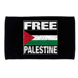 Free Palestine Palestine Flag I Love Palestine Gaza Meaningful Gift Microfiber Hand Towel