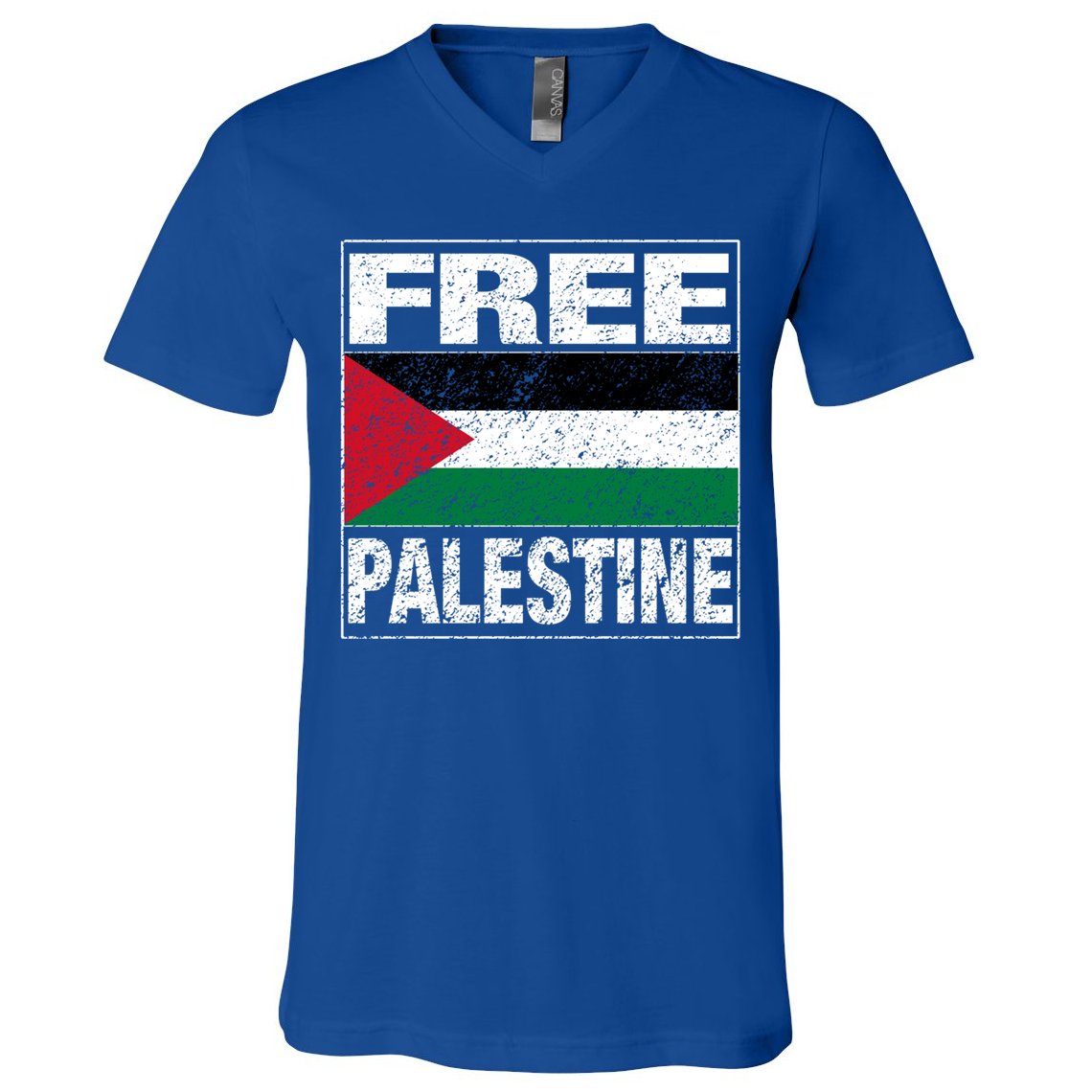 Free Palestine Palestine Flag I Love Palestine Gaza Meaningful Gift V-Neck T-Shirt