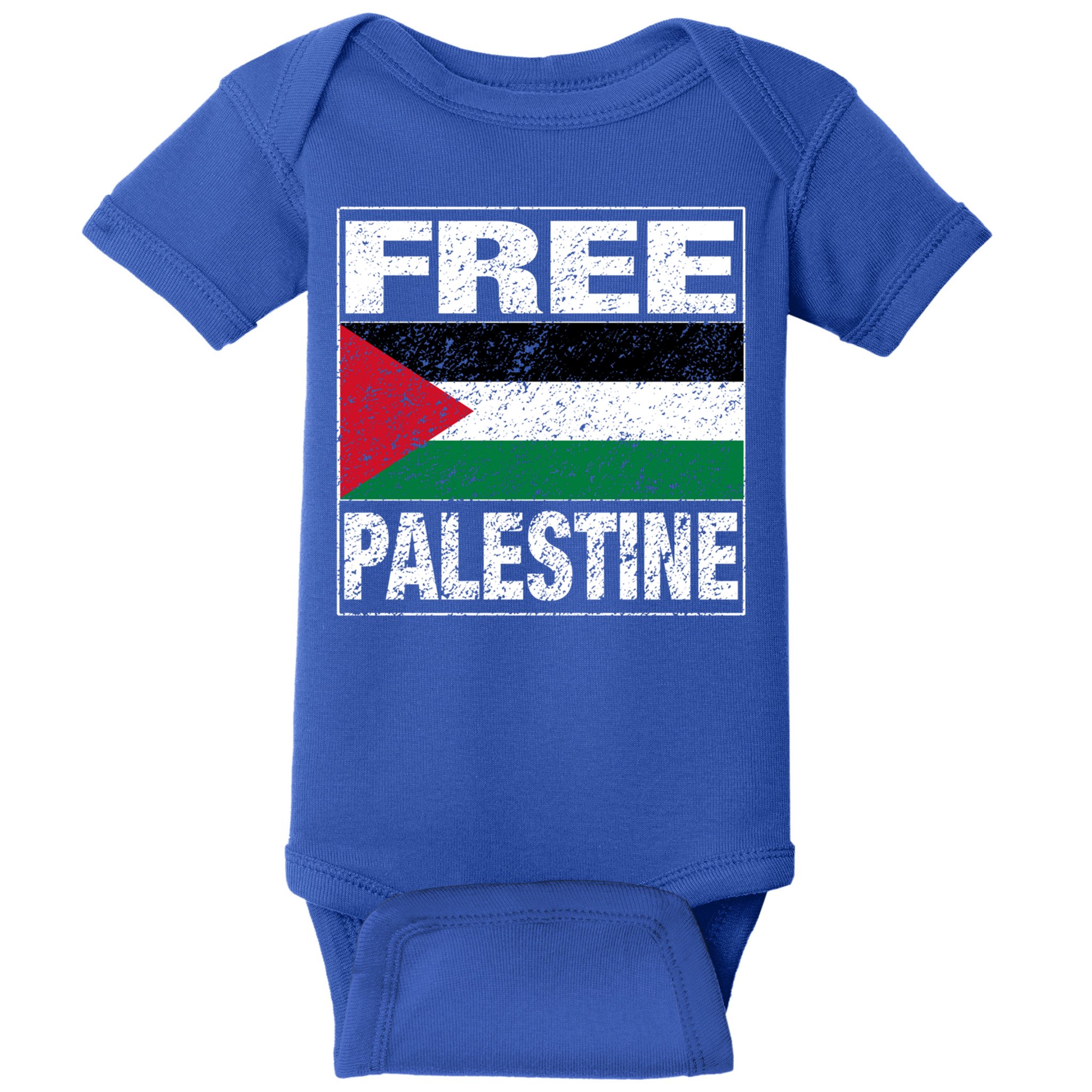 Free Palestine Palestine Flag I Love Palestine Gaza Meaningful Gift Baby Bodysuit
