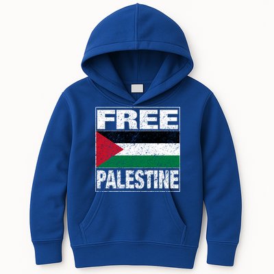 Free Palestine Palestine Flag I Love Palestine Gaza Meaningful Gift Kids Hoodie