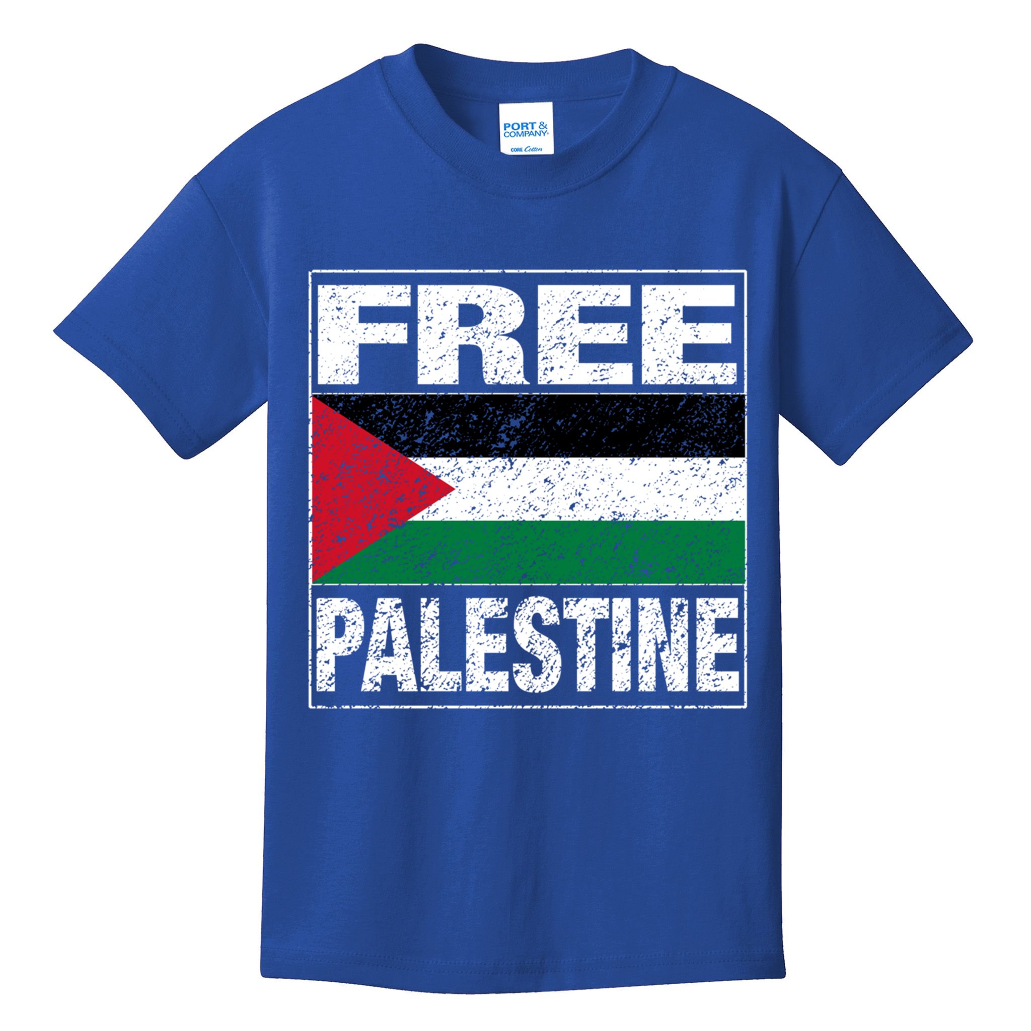 Free Palestine Palestine Flag I Love Palestine Gaza Meaningful Gift Kids T-Shirt
