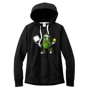 Funny Pickleball Pickle Ball Paddleball Loverx Women's Fleece Hoodie