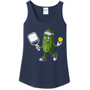 Funny Pickleball Pickle Ball Paddleball Loverx Ladies Essential Tank