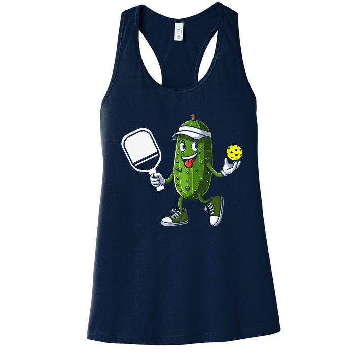 Funny Pickleball Pickle Ball Paddleball Loverx Women's Racerback Tank