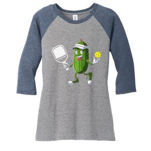 Funny Pickleball Pickle Ball Paddleball Loverx Women's Tri-Blend 3/4-Sleeve Raglan Shirt