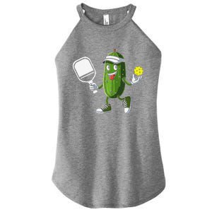 Funny Pickleball Pickle Ball Paddleball Loverx Women's Perfect Tri Rocker Tank