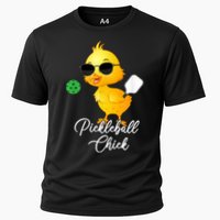 Funny Pickleball Pickleball Chick Cooling Performance Crew T-Shirt