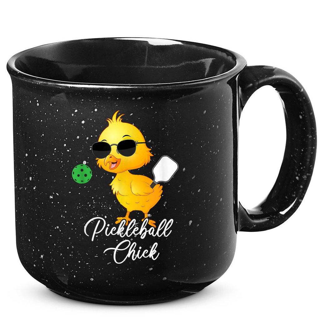 Funny Pickleball Pickleball Chick 15oz Campfire Ceramic Mug