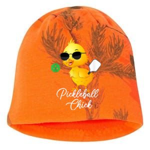 Funny Pickleball Pickleball Chick Kati - Camo Knit Beanie