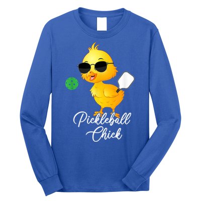 Funny Pickleball Pickleball Chick Long Sleeve Shirt