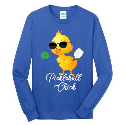 Funny Pickleball Pickleball Chick Tall Long Sleeve T-Shirt