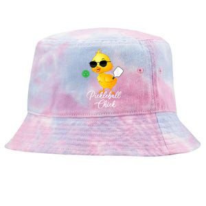 Funny Pickleball Pickleball Chick Tie-Dyed Bucket Hat