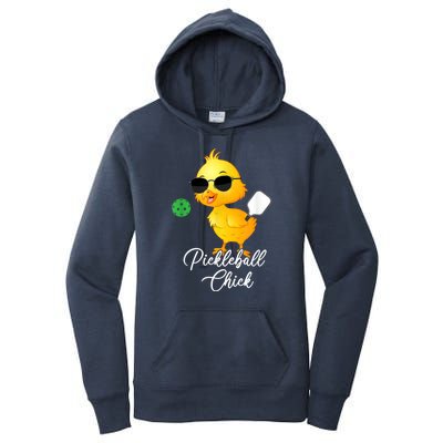 Funny Pickleball Pickleball Chick Women's Pullover Hoodie