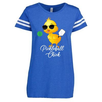 Funny Pickleball Pickleball Chick Enza Ladies Jersey Football T-Shirt