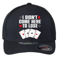 Funny Poker Player Design Gamblers Poker Lover Flexfit Unipanel Trucker Cap