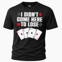 Funny Poker Player Design Gamblers Poker Lover Cooling Performance Crew T-Shirt