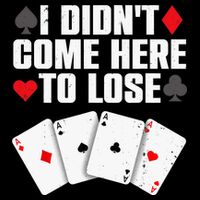 Funny Poker Player Design Gamblers Poker Lover Cooling Performance Crew T-Shirt