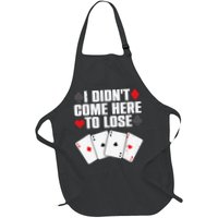 Funny Poker Player Design Gamblers Poker Lover Apron