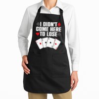 Funny Poker Player Design Gamblers Poker Lover Apron