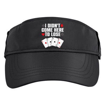 Funny Poker Player Design Gamblers Poker Lover Adult Drive Performance Visor