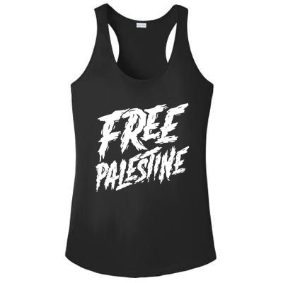 Free Palestine Protest Support For Gaza And Jerusalem Gift Meaningful Gift Ladies PosiCharge Competitor Racerback Tank