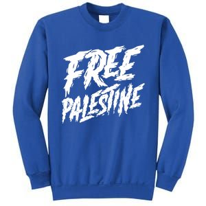 Free Palestine Protest Support For Gaza And Jerusalem Gift Meaningful Gift Sweatshirt