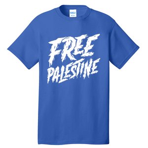 Free Palestine Protest Support For Gaza And Jerusalem Gift Meaningful Gift Tall T-Shirt