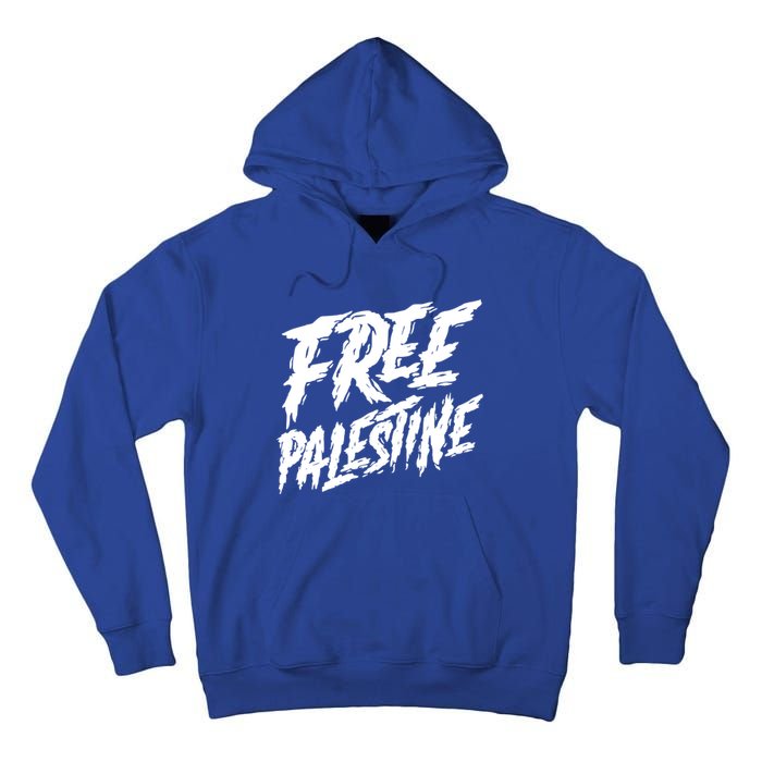 Free Palestine Protest Support For Gaza And Jerusalem Gift Meaningful Gift Tall Hoodie