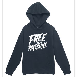 Free Palestine Protest Support For Gaza And Jerusalem Gift Meaningful Gift Urban Pullover Hoodie