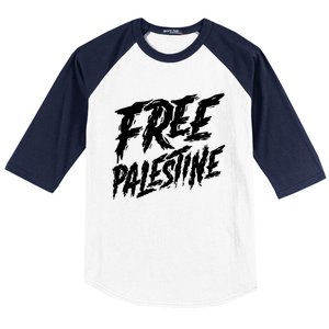 Free Palestine Protest Support For Gaza And Jerusalem Gift Meaningful Gift Baseball Sleeve Shirt