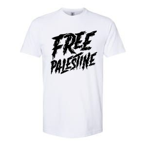 Free Palestine Protest Support For Gaza And Jerusalem Gift Meaningful Gift Softstyle CVC T-Shirt