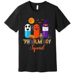 Funny Pills Pharmacy Pharmacist Squad Halloween Costume Premium T-Shirt