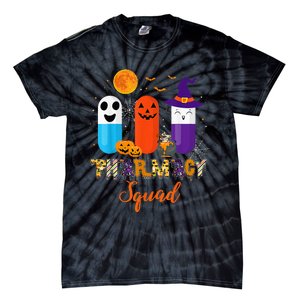 Funny Pills Pharmacy Pharmacist Squad Halloween Costume Tie-Dye T-Shirt