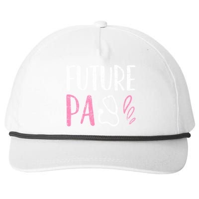 Future Pa Physician Assistant Student Vintage Meaningful Gift Snapback Five-Panel Rope Hat