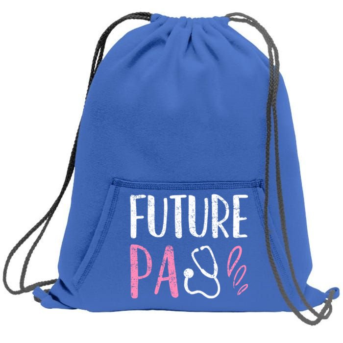 Future Pa Physician Assistant Student Vintage Meaningful Gift Sweatshirt Cinch Pack Bag