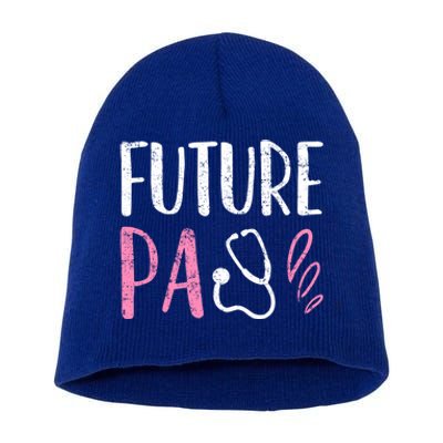 Future Pa Physician Assistant Student Vintage Meaningful Gift Short Acrylic Beanie