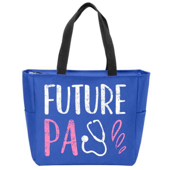 Future Pa Physician Assistant Student Vintage Meaningful Gift Zip Tote Bag