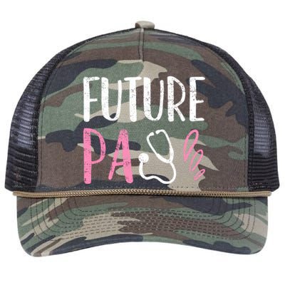 Future Pa Physician Assistant Student Vintage Meaningful Gift Retro Rope Trucker Hat Cap