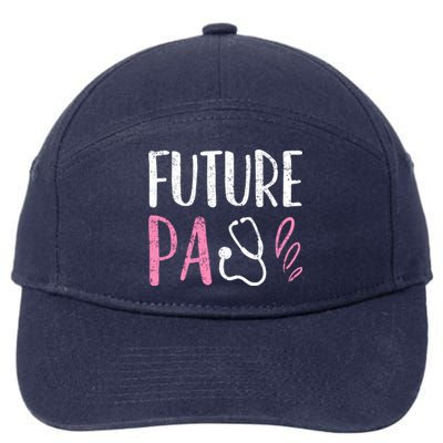 Future Pa Physician Assistant Student Vintage Meaningful Gift 7-Panel Snapback Hat